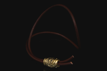 Темляк с бусиной "Коловрат" латунь.